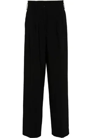 GENNY Pleat-detail wide-leg trousers