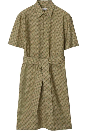 Burberry Checked cotton shirtdress
