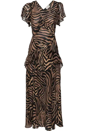 RIXO London Evie silk midi dress