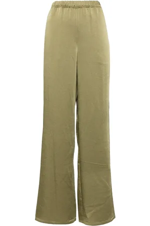 Vince Satin-finish straight trousers