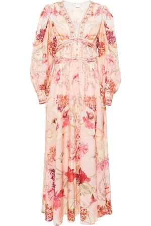 Camilla Blossoms and Brushstrokes maxi dress