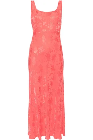 RIXO London Benedict patterned-jacquard dress