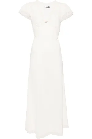 RIXO London Clarice lace-trim midi dress