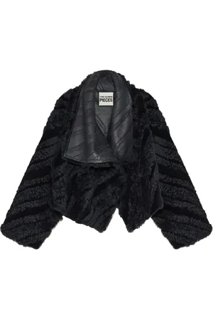 YVES SALOMON Cropped draped jacket