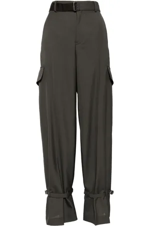 SACAI Belted tailored trousers