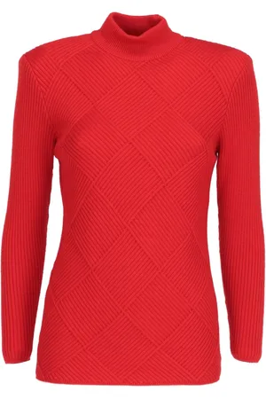 Saint Laurent 1980 ribbed-knit lambswool jumper
