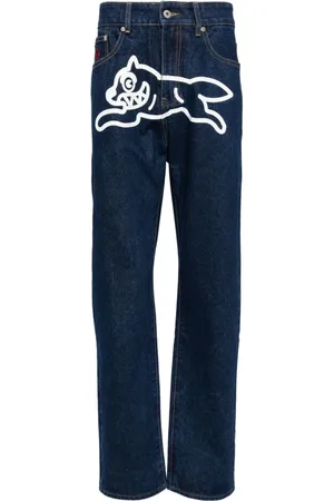 ICECREAM Running Dog-print jeans