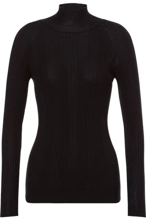 Alberta Ferretti Ribbed-knit wool sweater