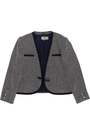 VALENTINO GARAVANI 1980s herringbone-pattern jacket