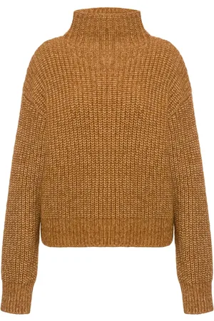 Alberta Ferretti High-neck ribbed jumper