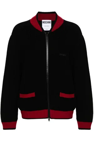 Moschino Logo-appliqué cardigan