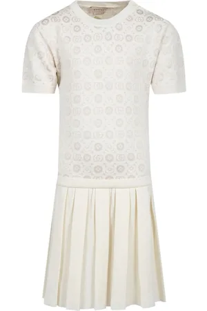 Gucci Double G round-neck wool dress