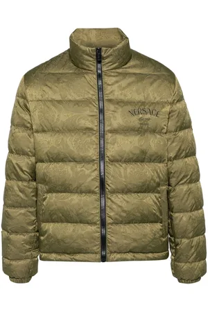 VERSACE Barocco-print padded jacket