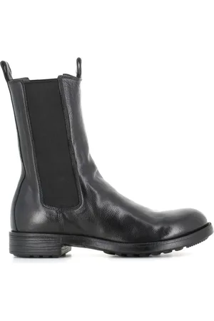 Officine creative Elasticated-panel leather boots