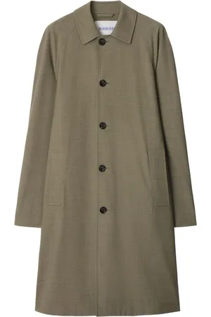 Burberry Long stretch-wool car coat