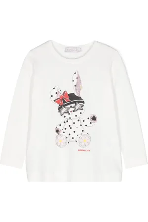 MONNALISA Graphic-print long-sleeve T-shirt