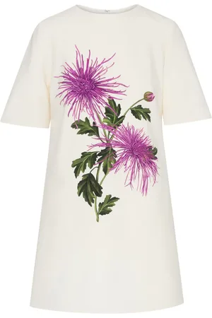 Oscar de la Renta Chrysanthemum shift dress