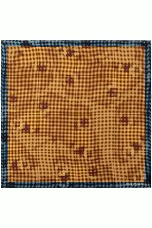 DRIES VAN NOTEN Graphic-print silk scarf