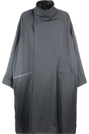 YOHJI YAMAMOTO Cross-zipper wool gabardine jacket