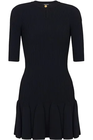 Balmain Ribbed-knit minidress