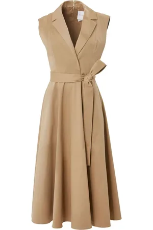 Carolina Herrera Belted trench midi dress