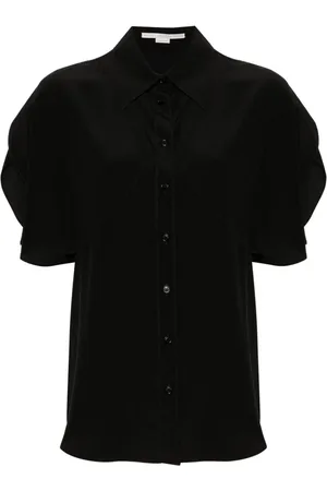 Stella McCartney Ruffle-detail silk shirt