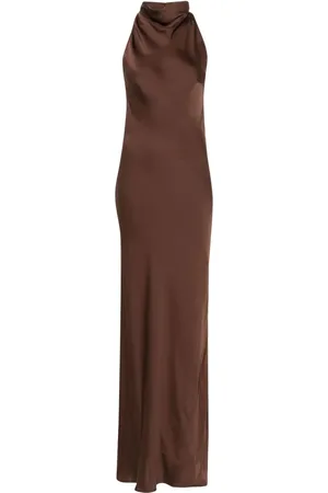 ROTATE Lace-detail maxi dress
