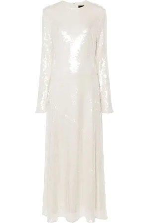 ROTATE Sequinned maxi dress