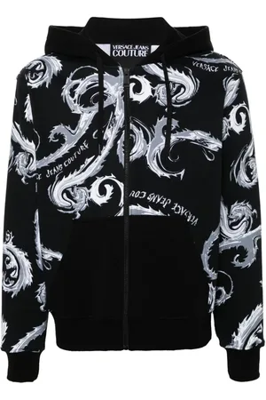 VERSACE Barocco-printed hoodie
