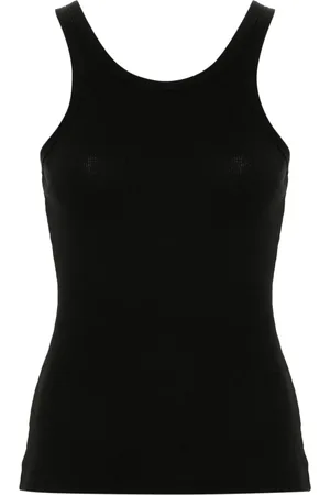 Nanushka Ribbed cotton-blend tank top
