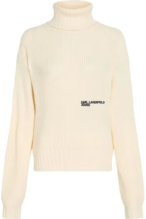 Karl Lagerfeld Logo-embroidered turtleneck sweater