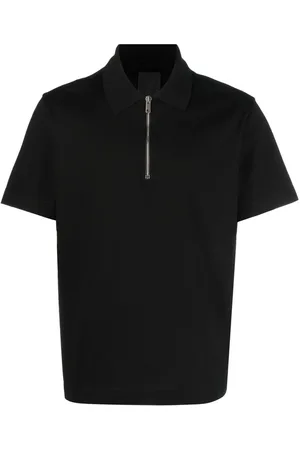 Givenchy Half-zip cotton polo top