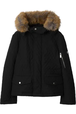 Burberry Cotton-blend quilted jacket