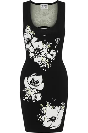 Moschino Cut-out knitted dress