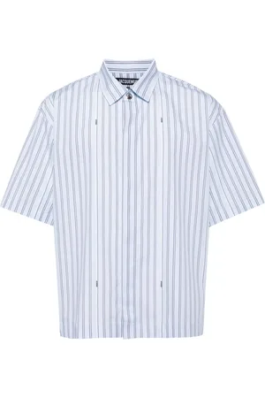 Jacquemus La Chemise Courte Bari striped shirt