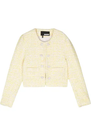 ROTATE Bouclé cropped jacket