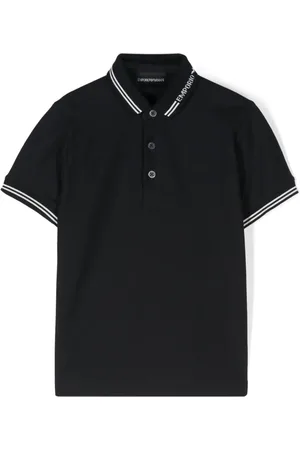 Emporio Armani Logo-collar polo shirt
