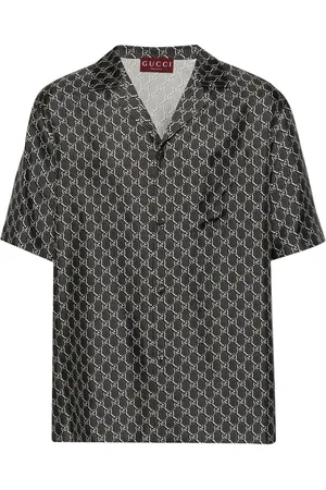 Gucci GG-print silk shirt