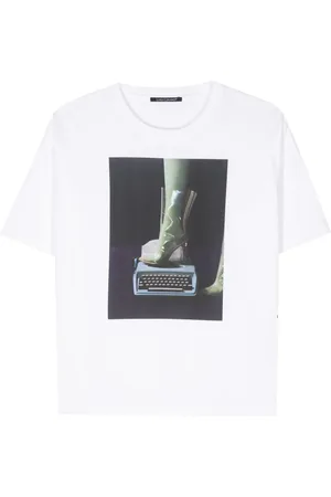 Luisa Cerano Photograph-print cotton t-shirt