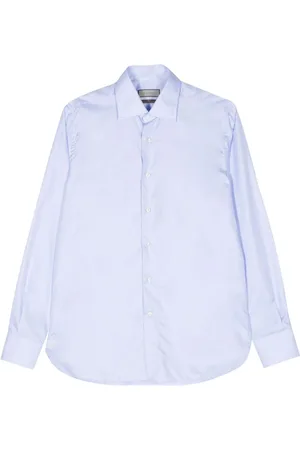 CANALI Check-pattern cotton shirt