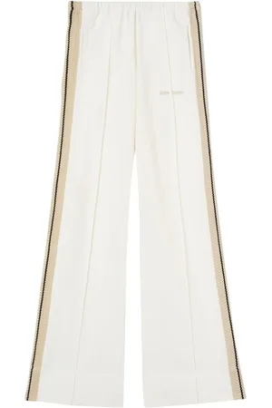 Palm Angels Logo-embroidered cotton track pants