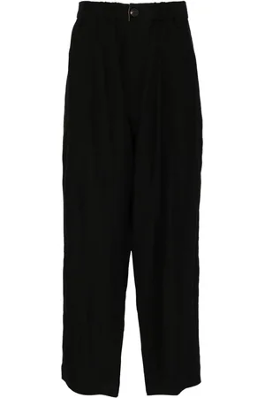 ZIGGY CHEN Linen loose-leg trousers