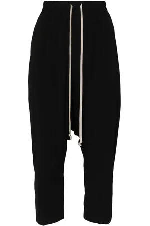 Rick Owens Drop-crotch cropped trousers