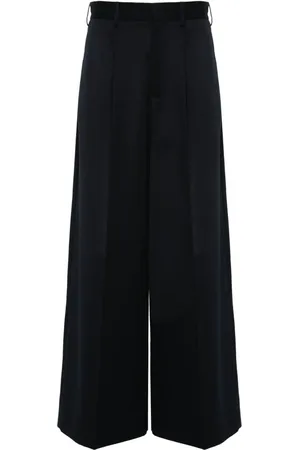 Simone Rocha Pleated wide-leg trousers