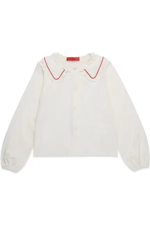 MAX&Co. Kids Bib-collar cotton T-shirt