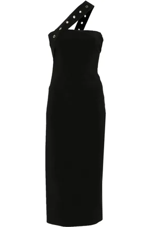 Patrizia Pepe Eyelet-detail midi dress