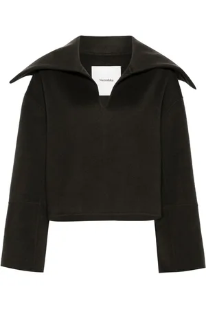 Nanushka Maxe spread-collar jumper