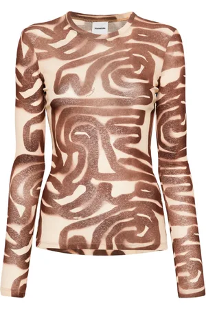 Nanushka Abstract-print jersey T-shirt