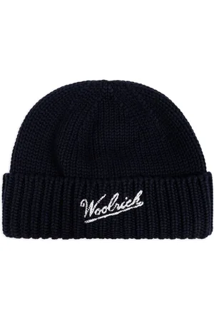 Woolrich Logo-intarsia beanie
