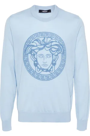 VERSACE Medusa-embroidered sweater